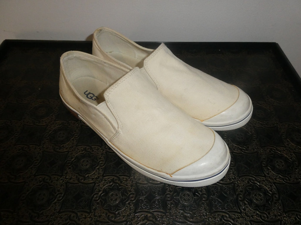 UGG Women’s Ivory Slip On Sneakers Size 5 US