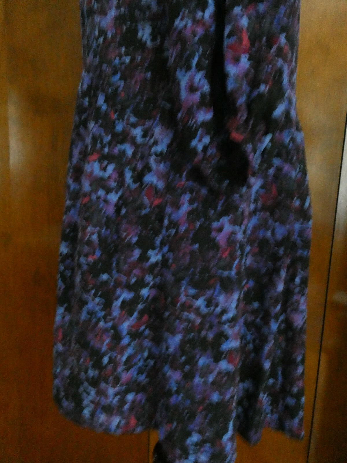 Rebecca Taylor multi-color lined detailed pleated 100% silk dress size 10