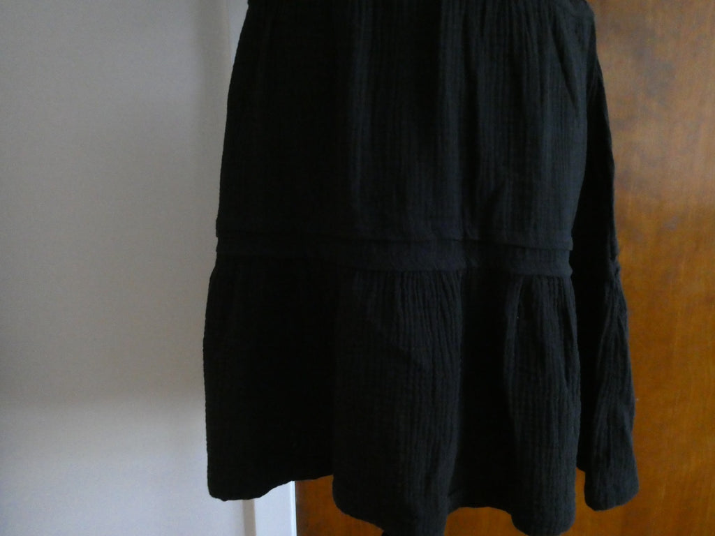U.S. Polo Assn. Women's Black Tiered Dress Size Medium 100% Cotton NWT