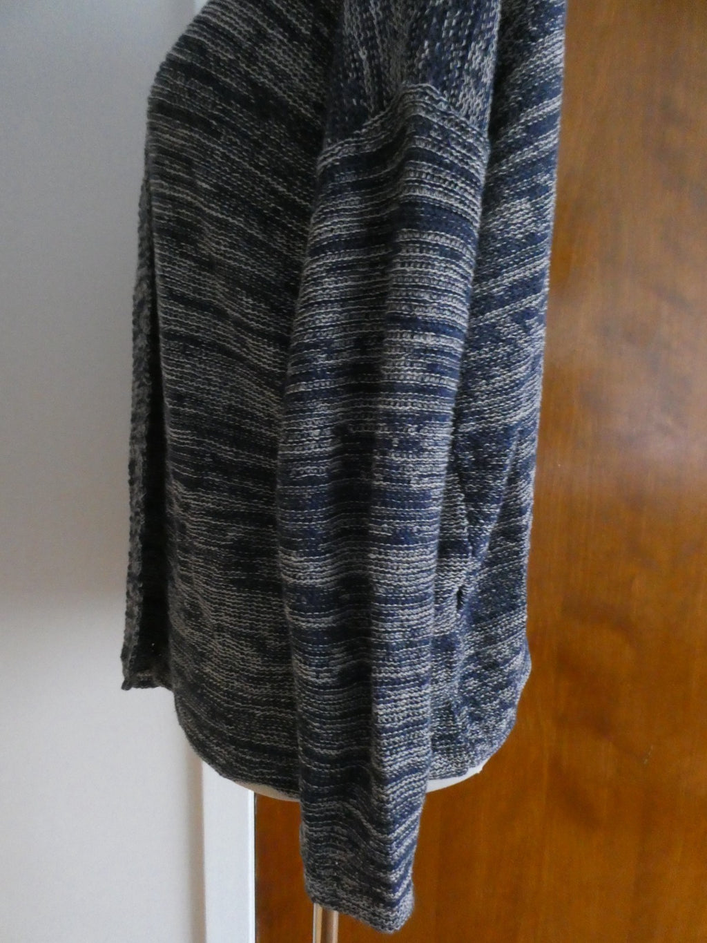 Eileen Fisher Women's Multicolor 100% Lin Organique Open Front Cardigan Medium