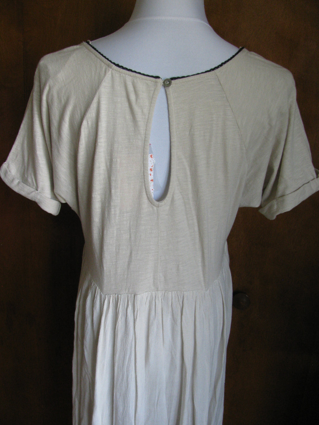 Free People Women's sand embroidered dress New