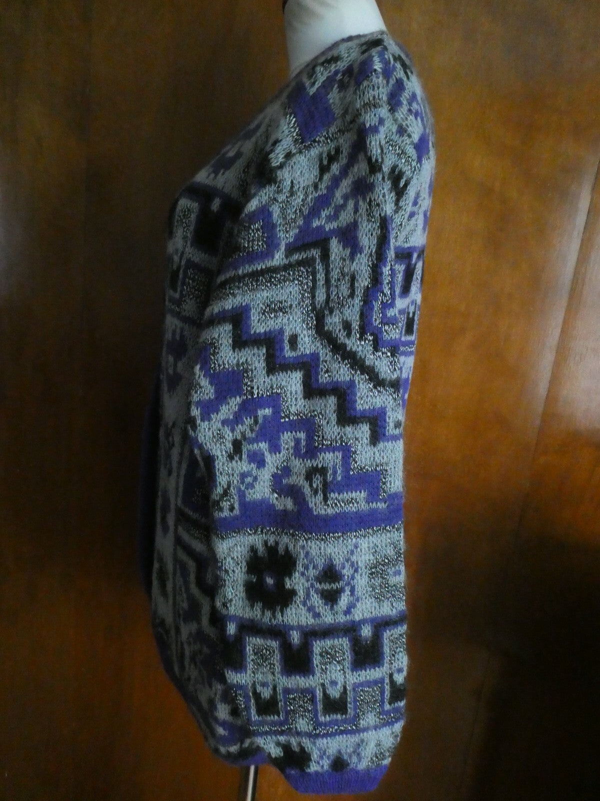 Vintage Wool Blend Sweater/Cardigan Ladies Fashion S.K.V.J. Medium