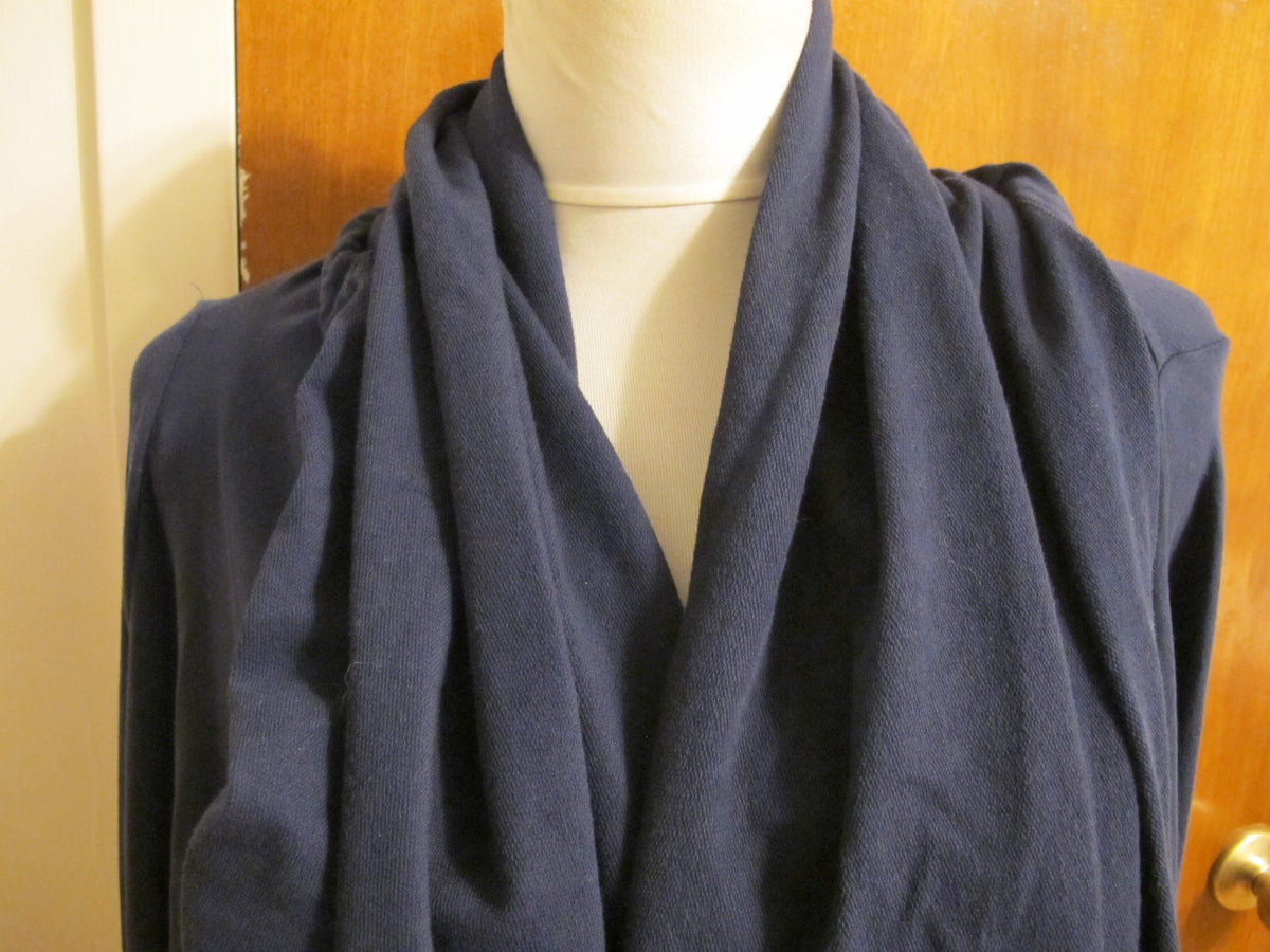 Allen Schwarts Women Navy Luxury Collection Cardigan Size Medium NWT