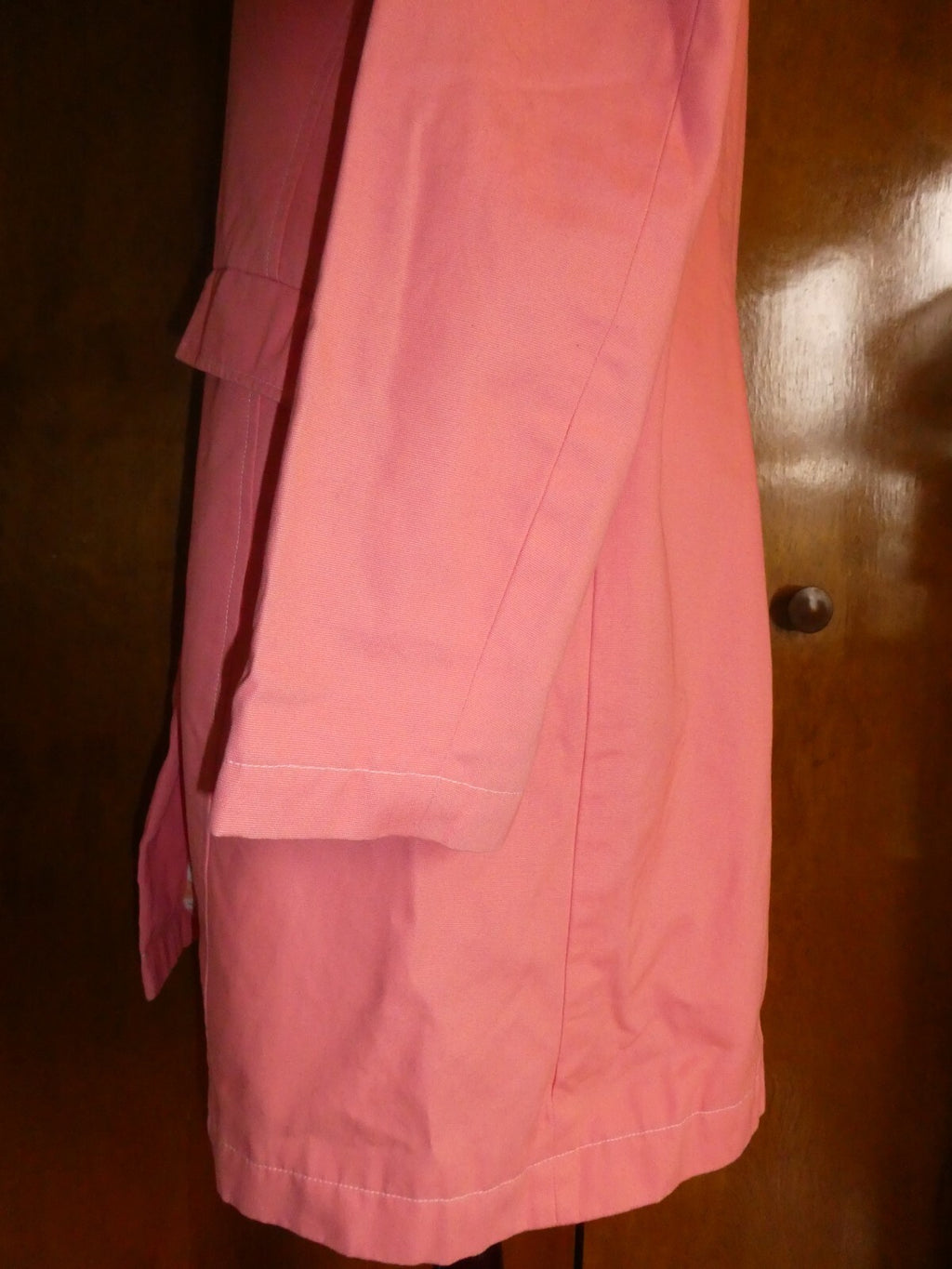 JH Women's Orange Long Sleeve Trench Coat Size 14 (can fit size 12)
