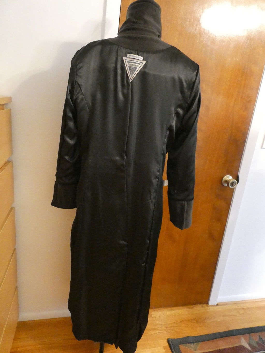 Marvin Richards Women's Long Wool Blend Coat Classic Winter Size 14(fit size8)