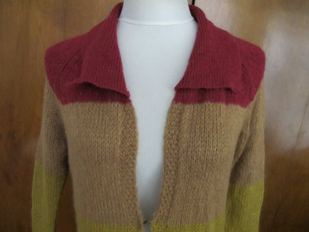 Free People Women's Multi Color Stripe Long Cardigan Size Xsmall New