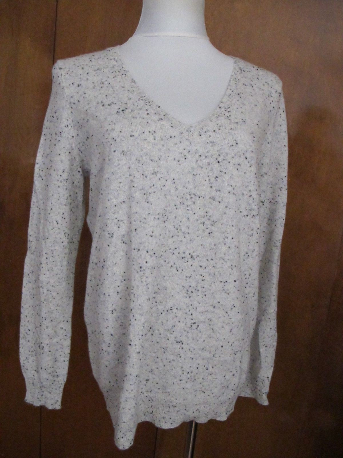 Bloomingdale's women's multicolor  2ply cashmere sweater Size XLarge NWT