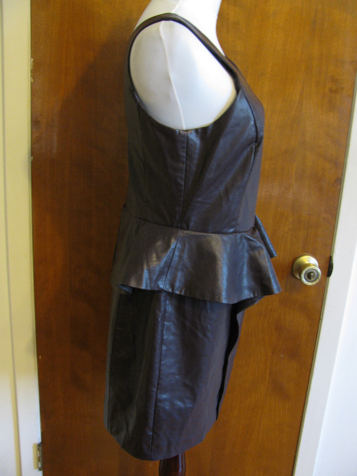 Armani Exchange Women Plum Ink Rayon Polyurethane Evening Dress Sz 12 NWT fits10