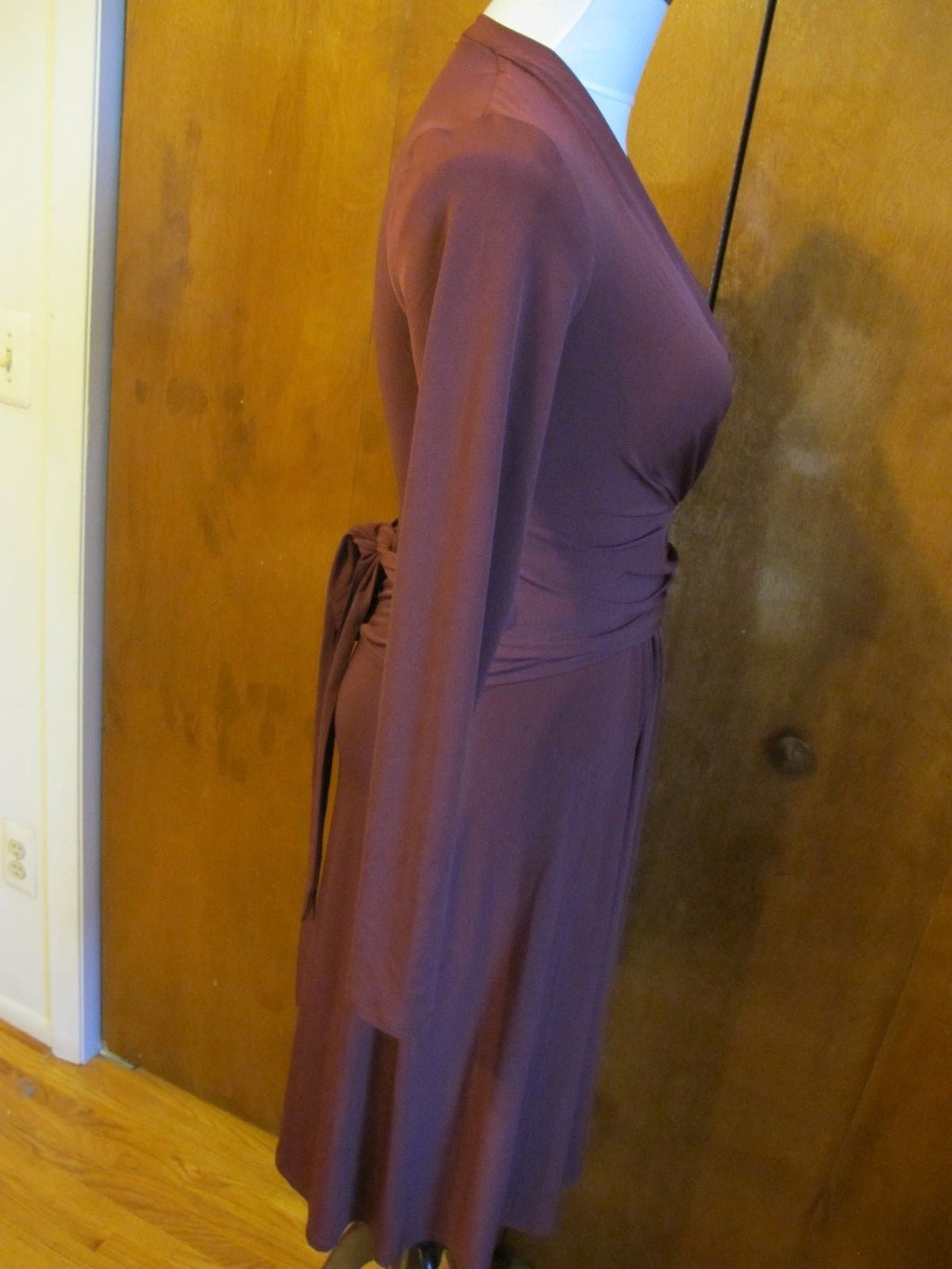 Michael Kors women’s burgundy A-line evening dress 2 