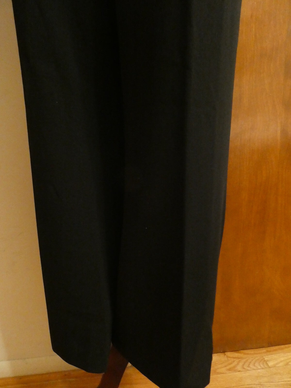 Tahari Arthur S. Levine women's g black full lined dress pants wide leg size 14