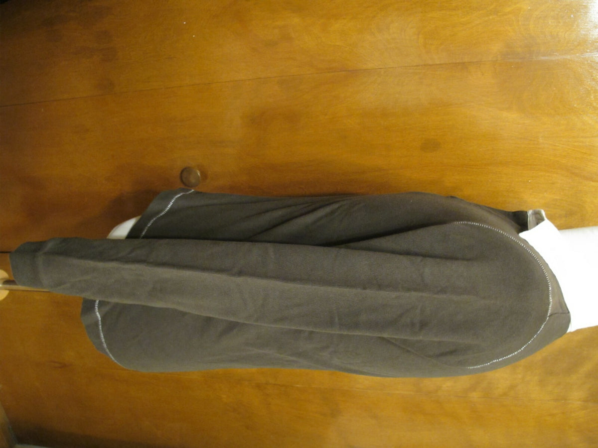 Alternative men's cotton collared brown sweater size small