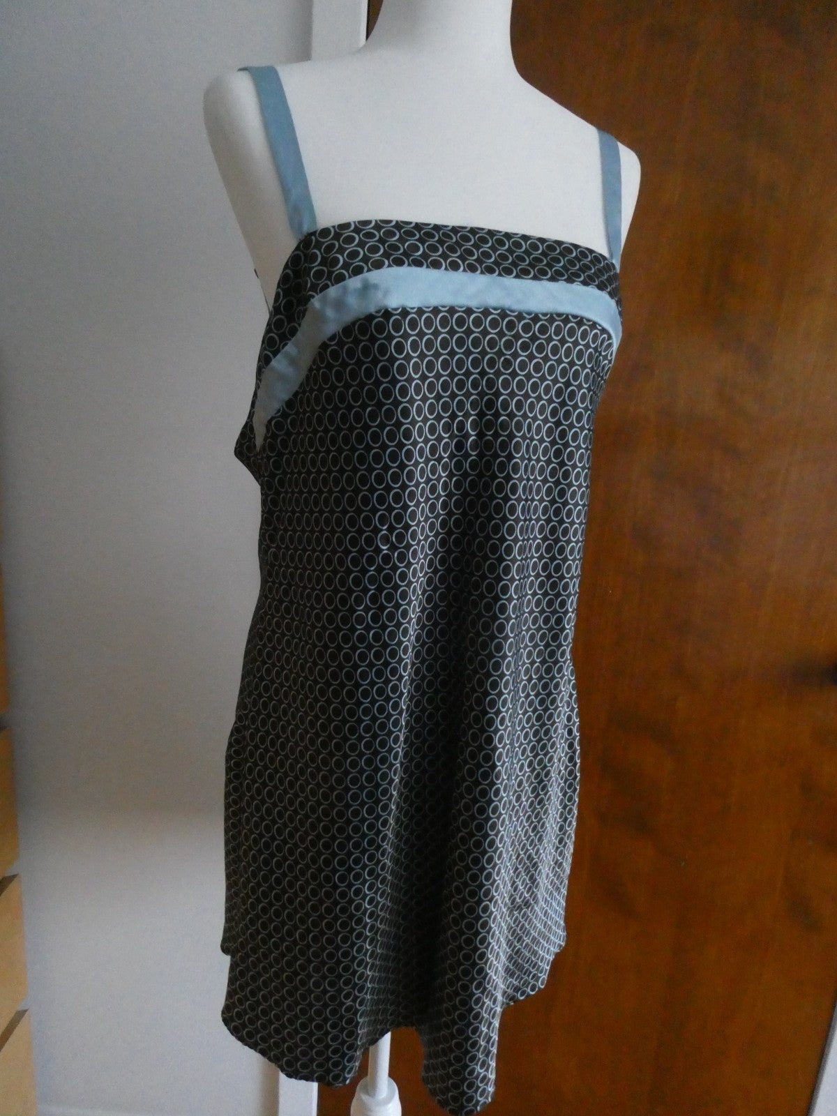 Jones New York Women’s Satin Multicolor Chemise Slip Dress Size  Large