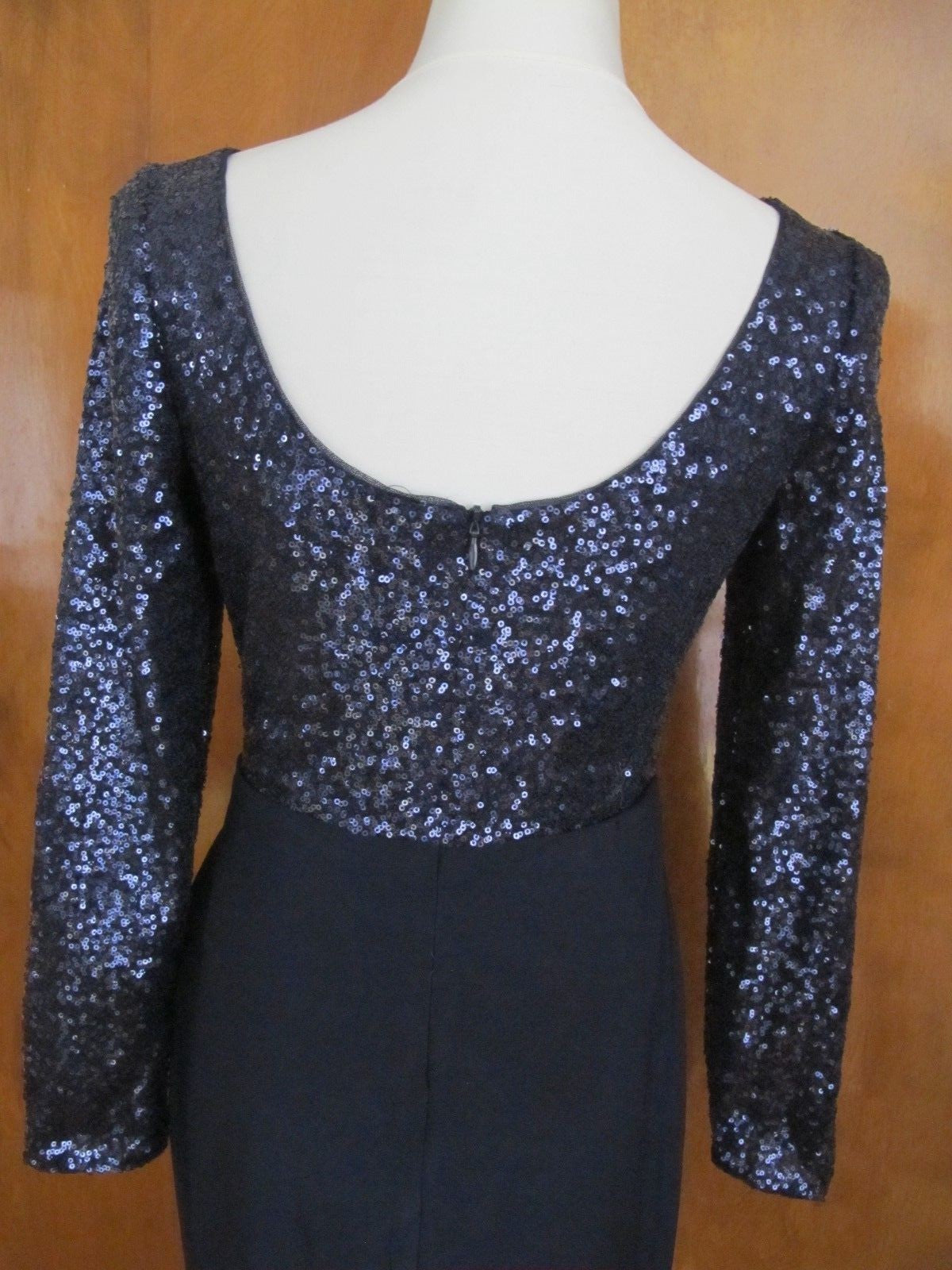 Ralph Lauren women's navy sequin sparked evening dress