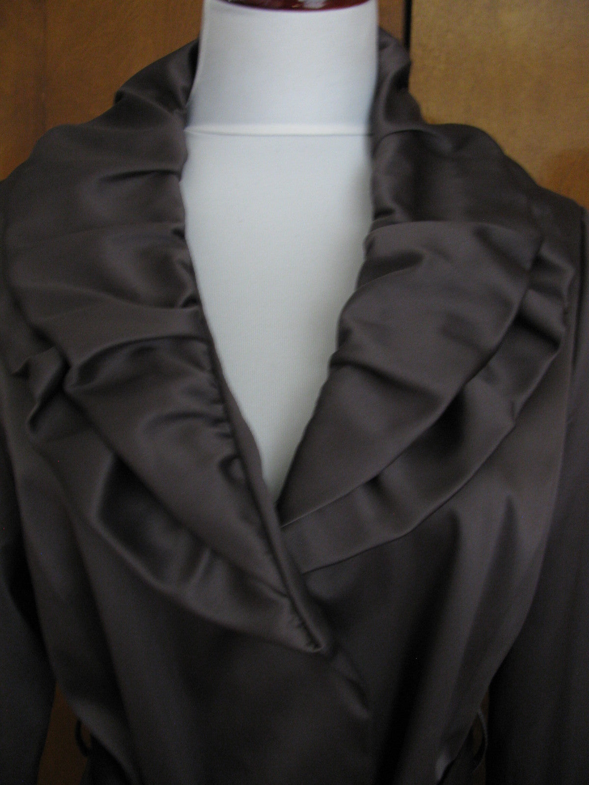 Tahari women's concrete stylish lined coat size large 