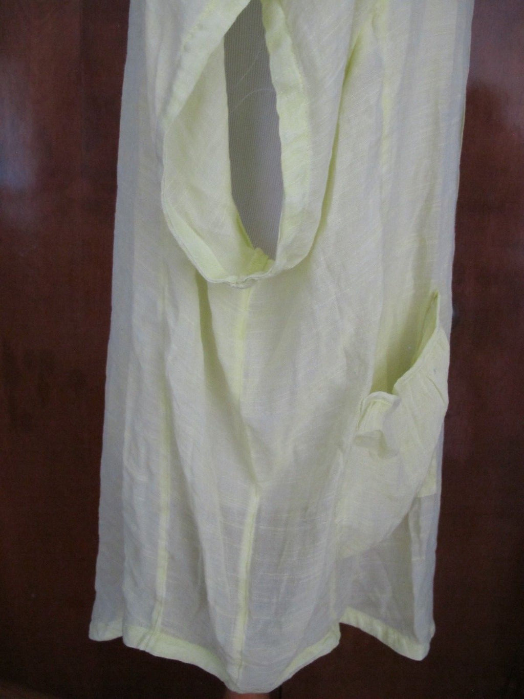 Anthropologie SaturdaySunday womens chartreuse Kendra oversized tunic small NWT