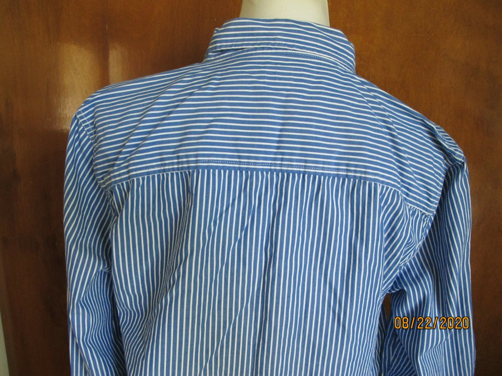 Fox Men's Striped Long Sleeve Button-up Shirt Size Medium