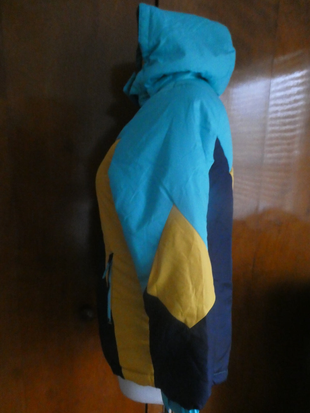 Mint Girl Winter Coat with Removable Hood Multicolor Girls Size Large (12-14)