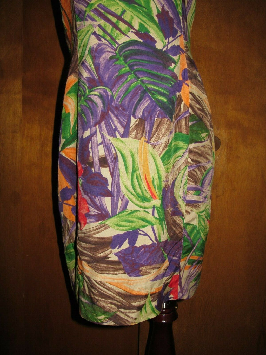 Women's multicolor rayon dress size 10 from Italy