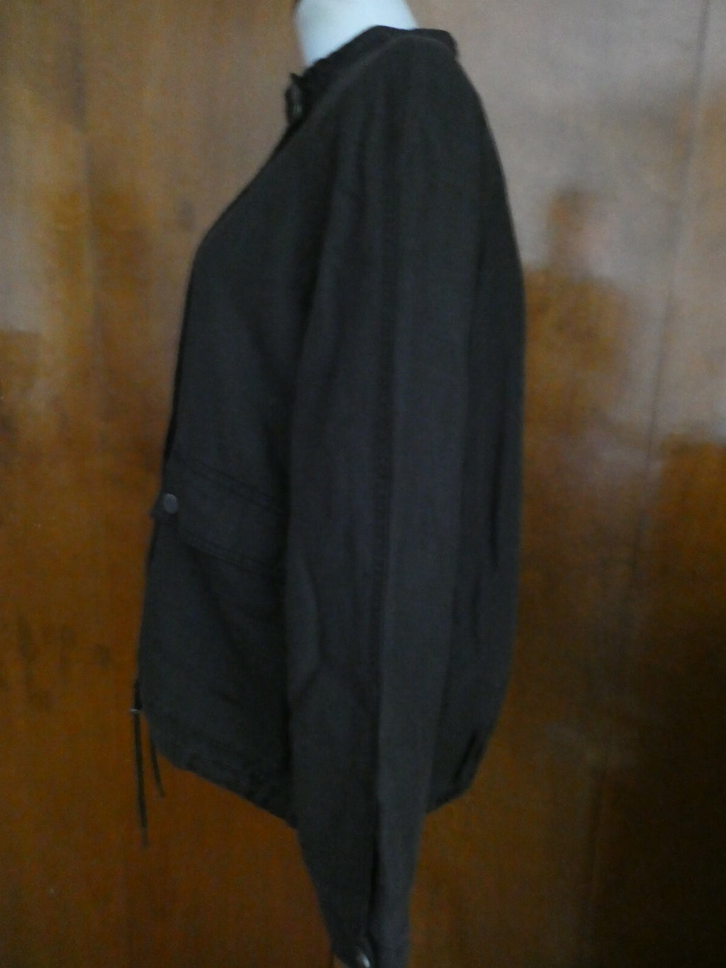 Free People women’s black soft cotton lined stylish jacket coat 