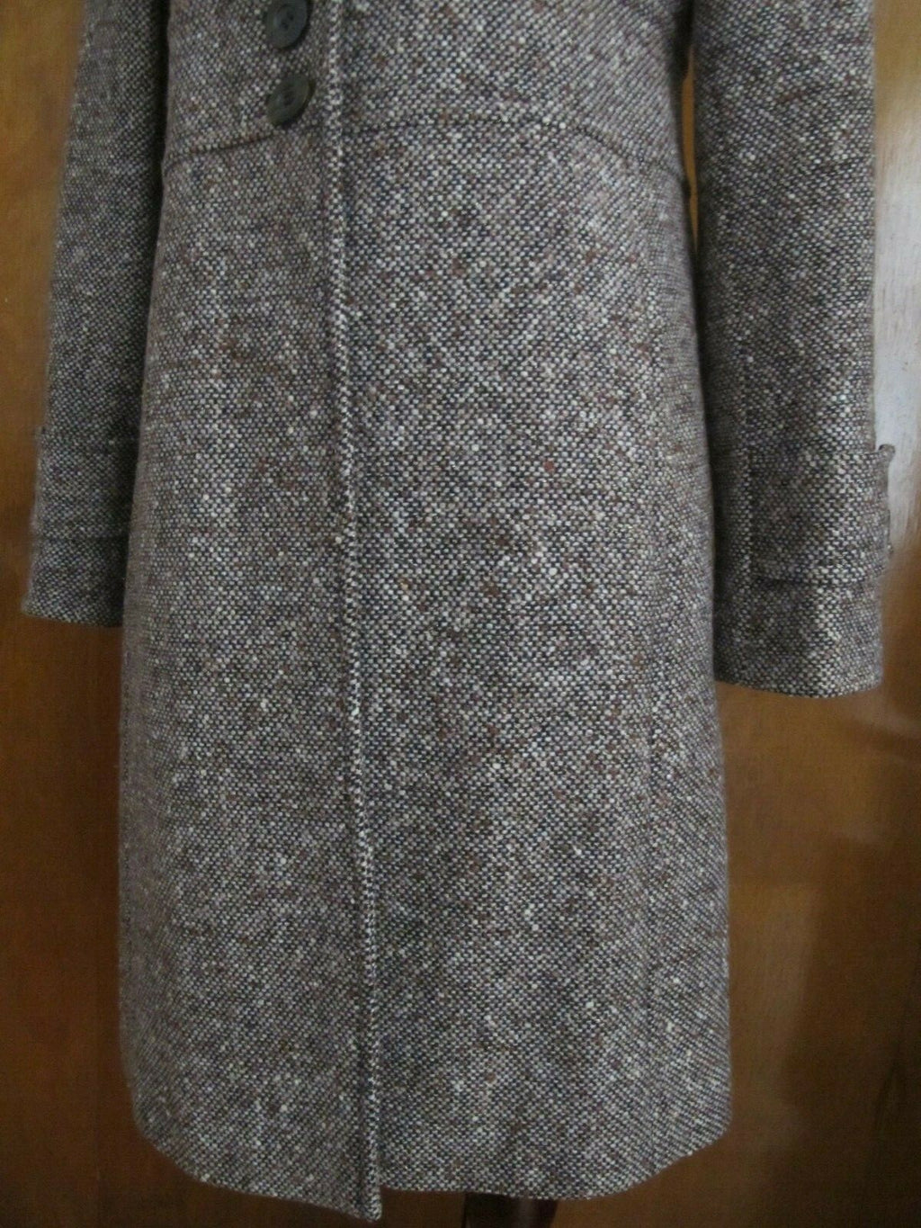 New York & Company Women’s Brown multi Color Basic Jacket Coat Size 4