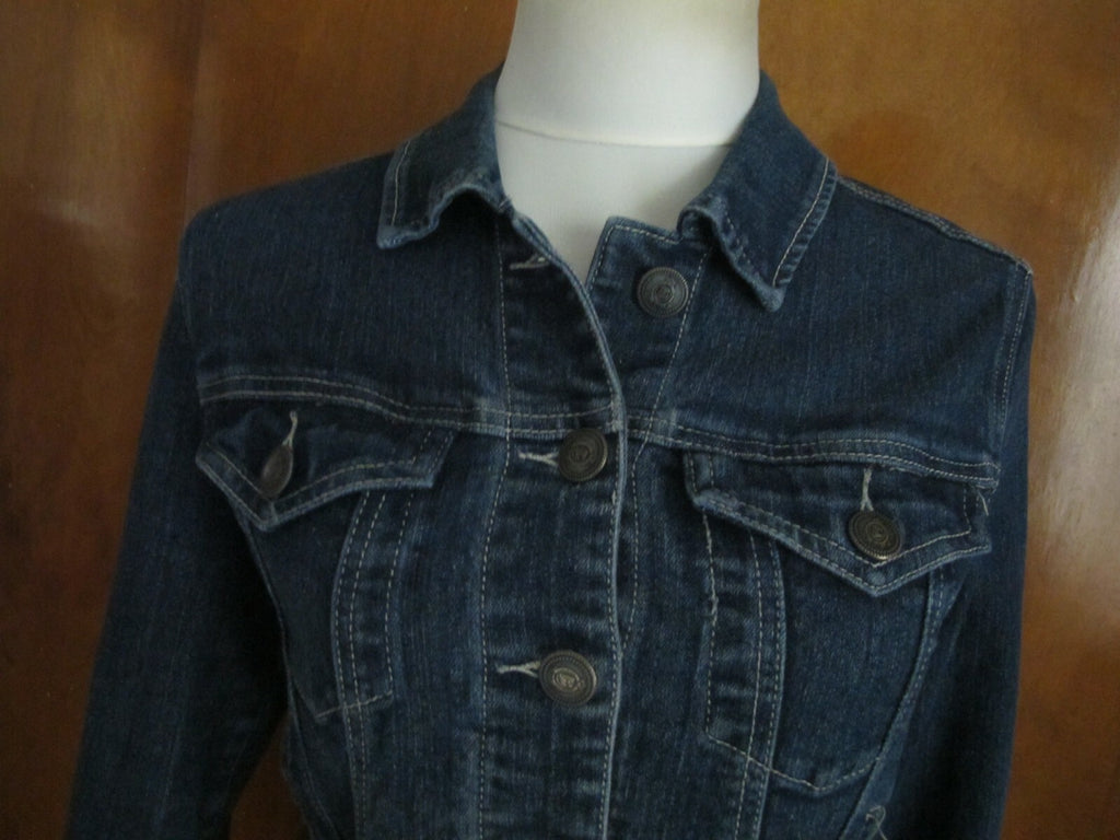 Nofuze Jeans women's soft blue jean jacket medium