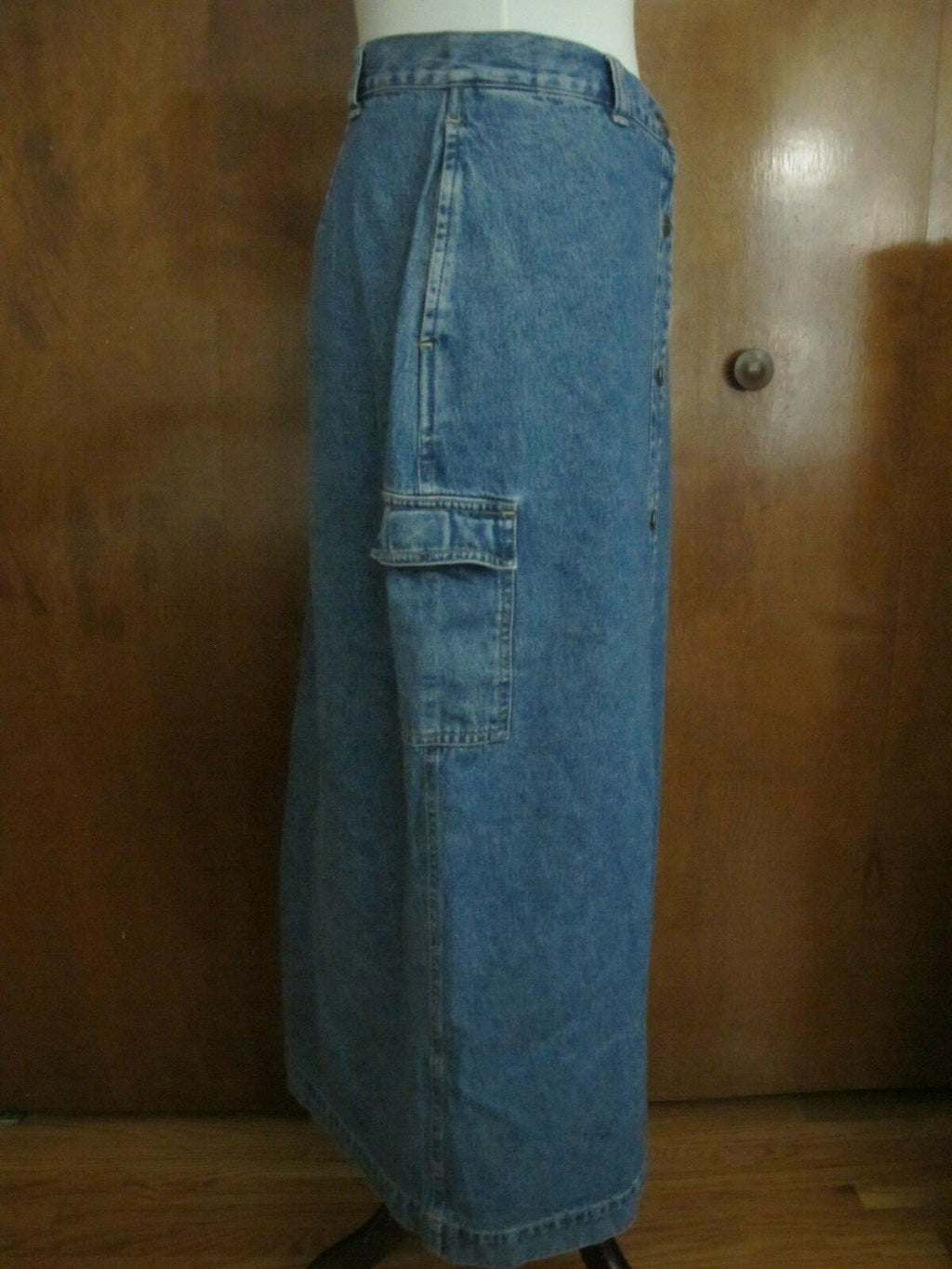 Cherokee Women’s Denim Blue Fitted Skirt Size 12 Pre-Owned