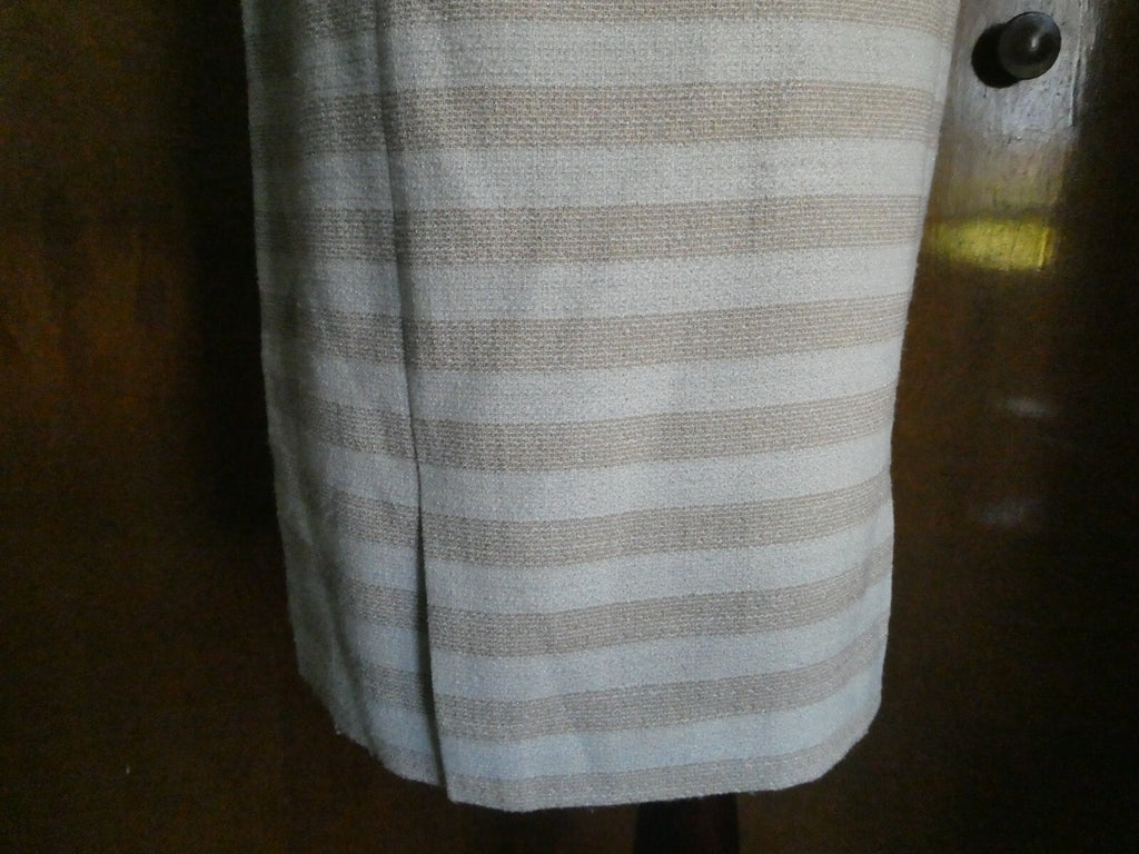 Kay Unger beige women's stylish lined skirt size 14