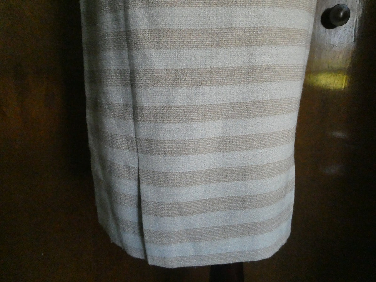 Kay Unger beige women's stylish lined skirt size 14