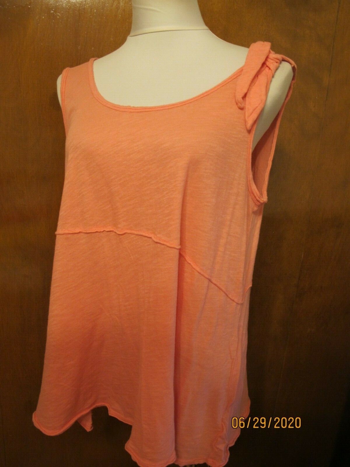 Anthropologie Pure+ Good Women’s Soft Cotton Pink Top
