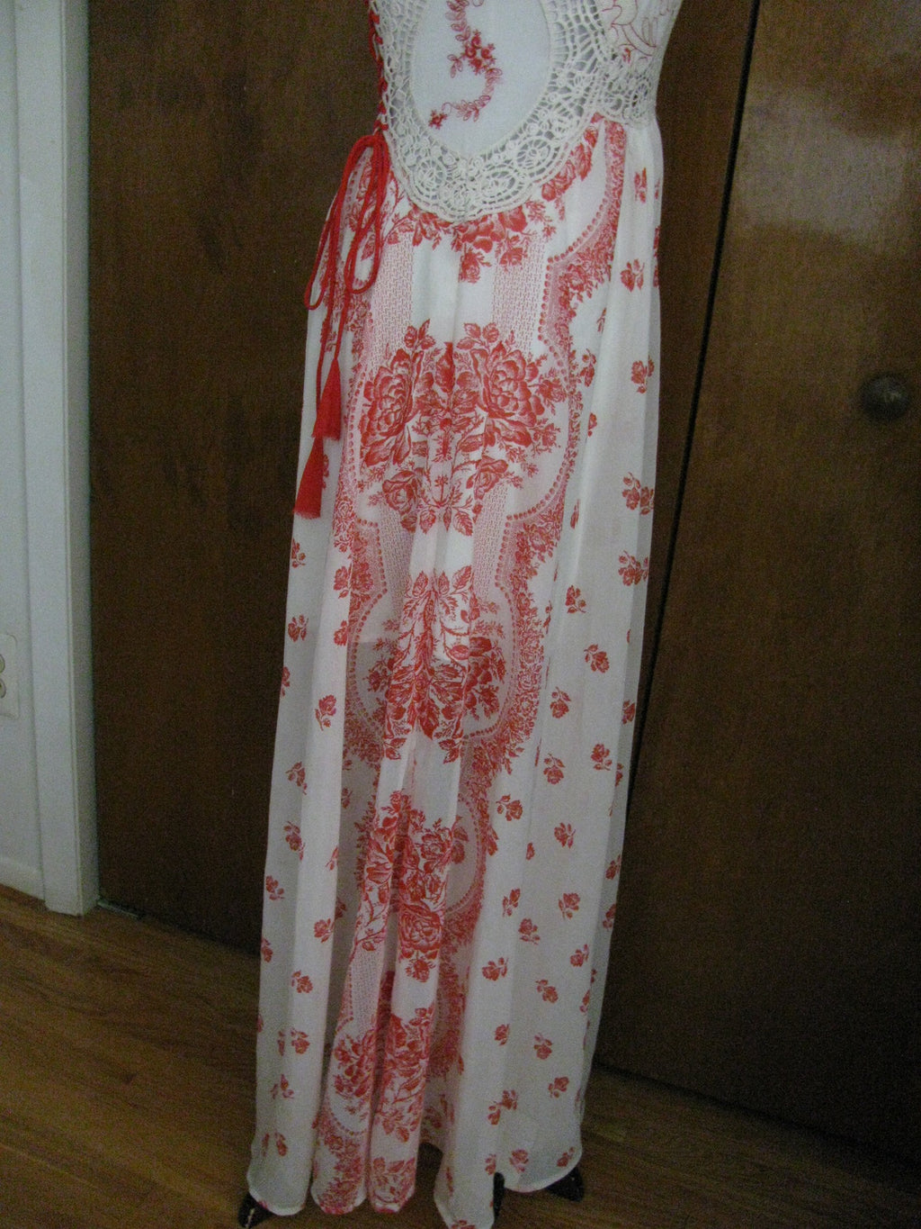 Free People women’s magnolia gorgeous lined maxi dress size 2 New