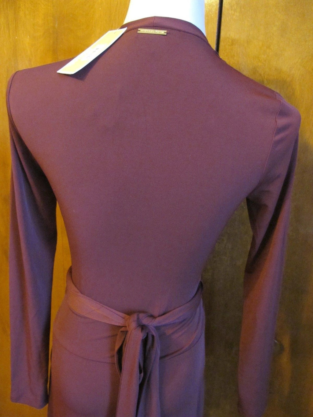 Michael Kors women’s burgundy A-line evening dress 2 
