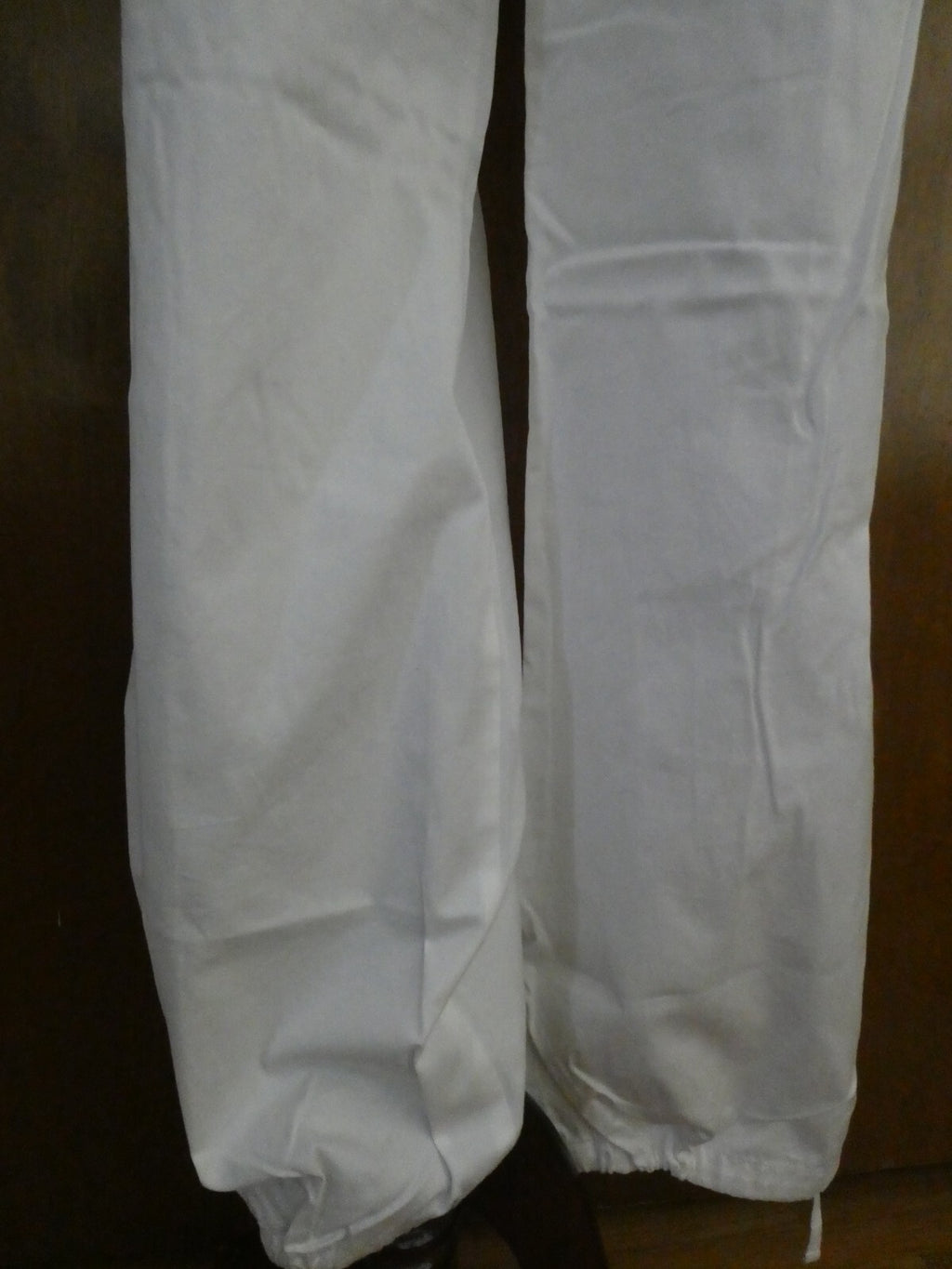 Saks Fifth Avenue Theads women's white cotton detailed pants size 14