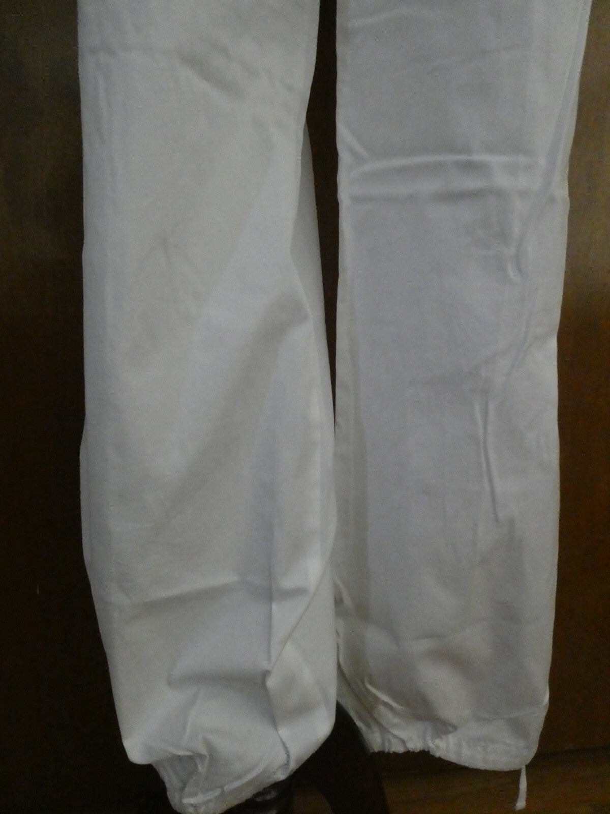 Saks Fifth Avenue Theads women's white cotton detailed pants size 14
