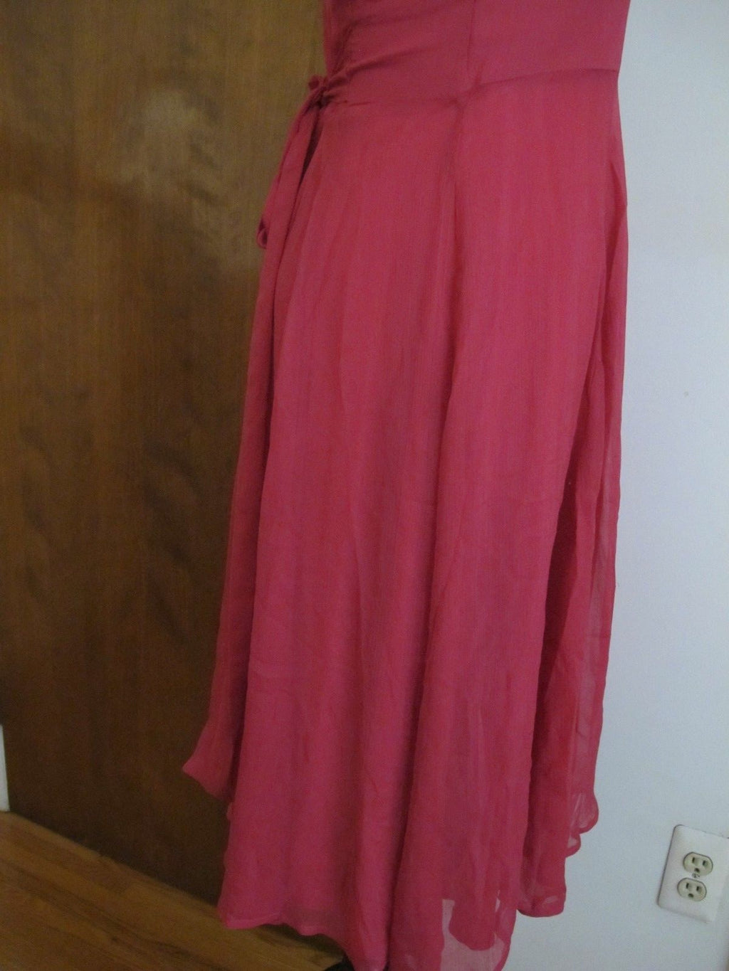 Anthropologie HD in Paris women's Pink/Rose Silk Dress Size 4 