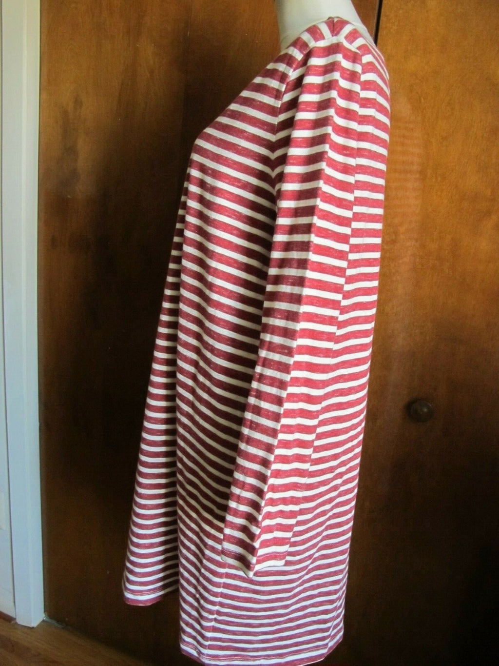 Gap Women's red white stripe dress size XLarge 