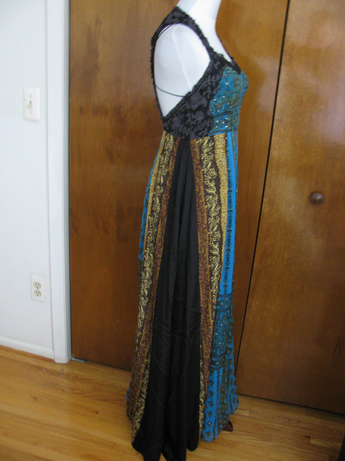Free People women’s ocean soft rayon lined maxi new dress