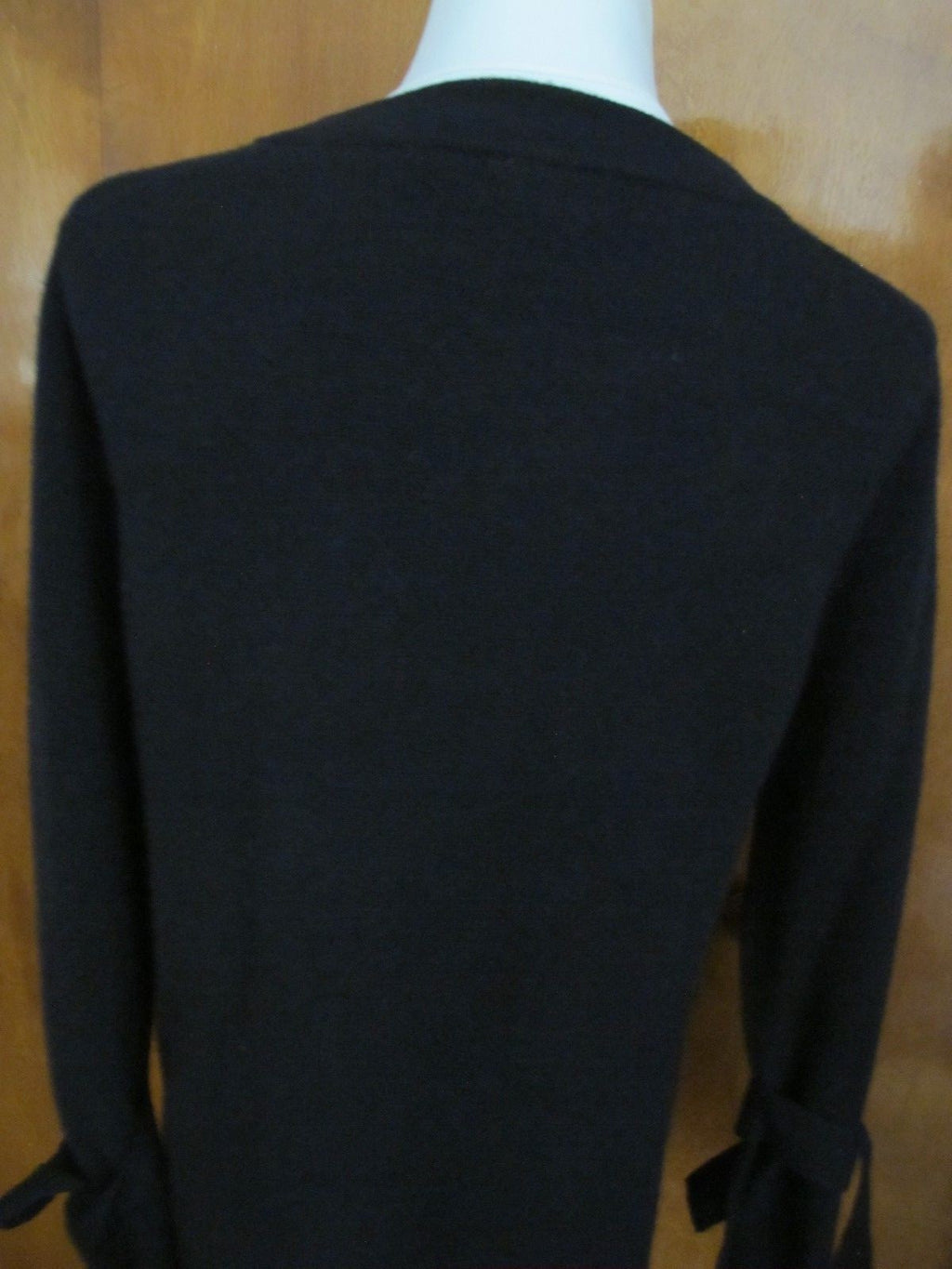 Bloomingdale's Women's Black 2 Ply Cashmere Sweater Small 