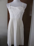 Theory Women's Natural White Dress Size 10 New