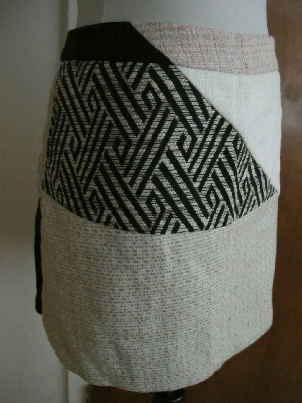 Anthropologie Elevenses Multicolor Women's Wrap Shirts Skirt Size 10 