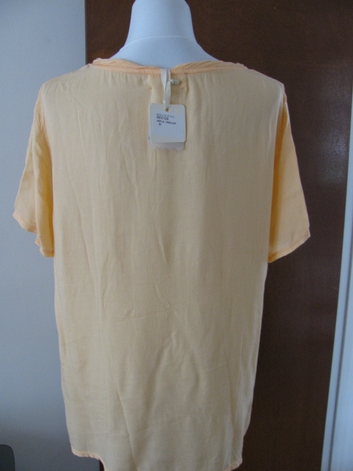 American Vintage women's viscose stylish apricot top Medium New