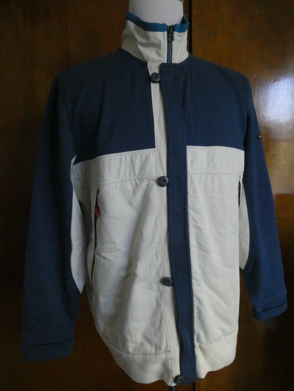 Nautica Jeans men’s lapis blue a seasonal color soft flannel pullover New