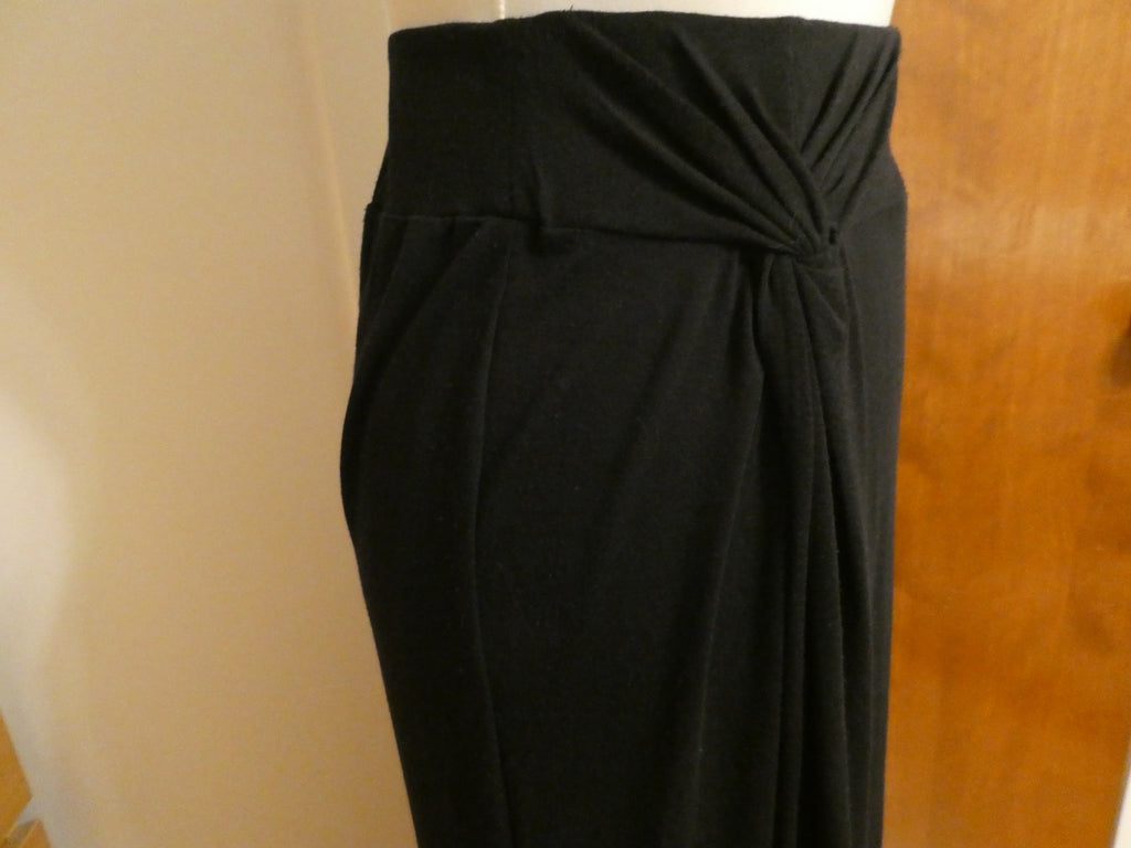 Sonoma Women Black Detailed Maxi Long Soft Skirt Size XSmall New w/Tag