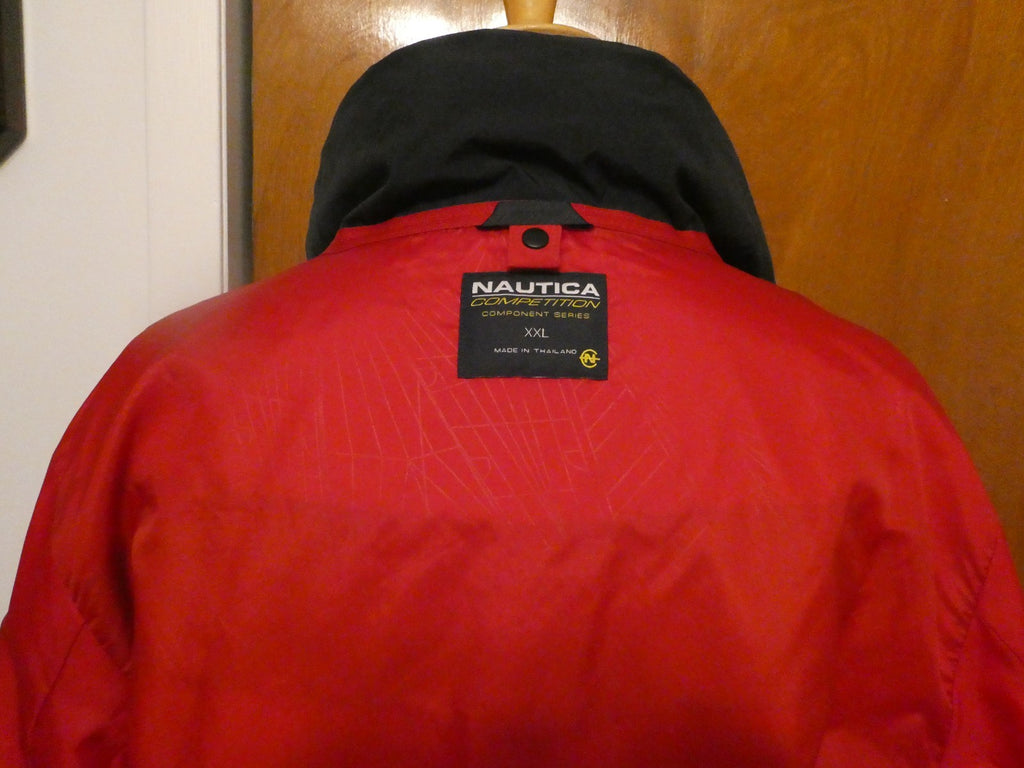 Nautica Competition men’s red water-resistant series breathable jacket XXL