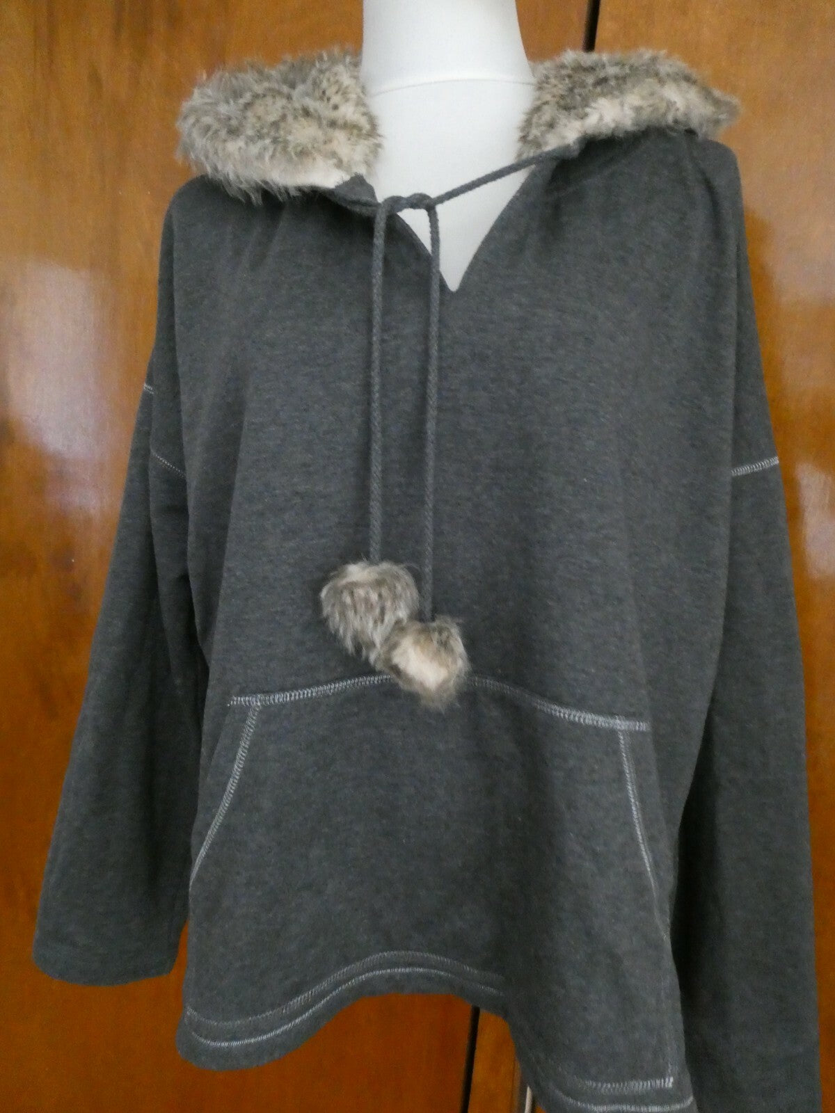Unbranded Women's Fleece hooded Sweater Jacket Size Large