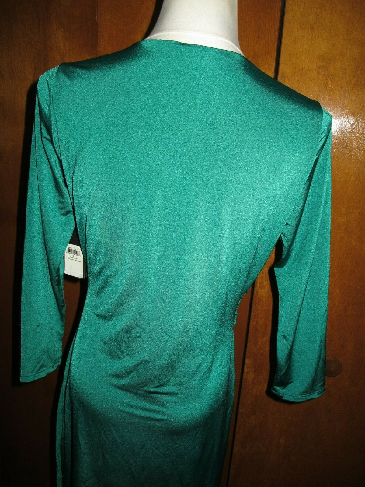 Guess women's emerald evening lined dress size Large fits Medium