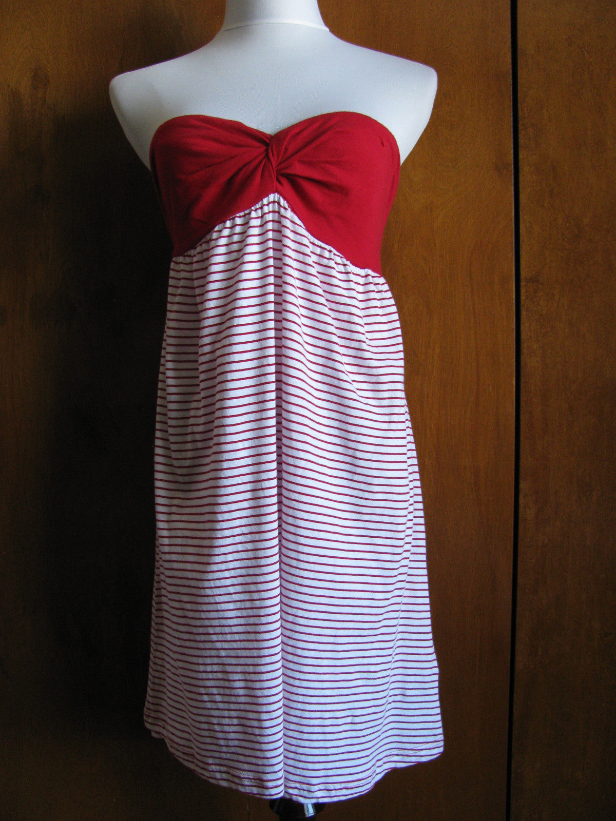 Denim & Supply Ralph Lauren women’s white red twist mini dress New