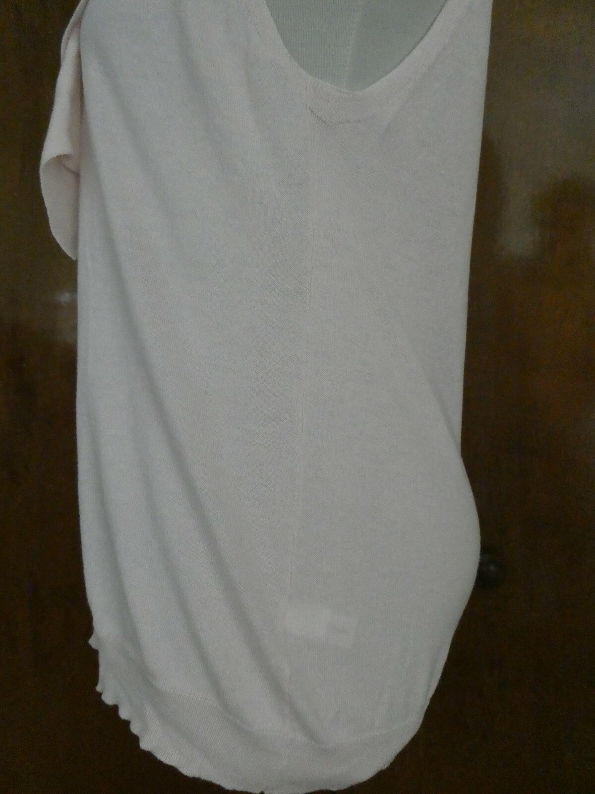 Gap women’s pink cotton/modal top hook closure size Large