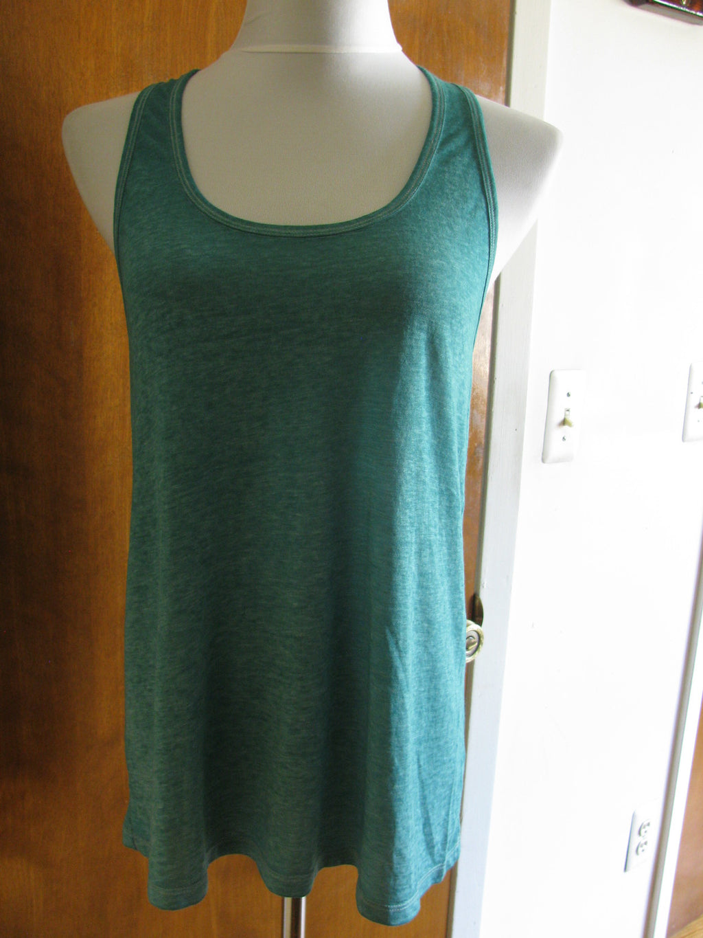 Gap women’s green polyester cotton top Large New