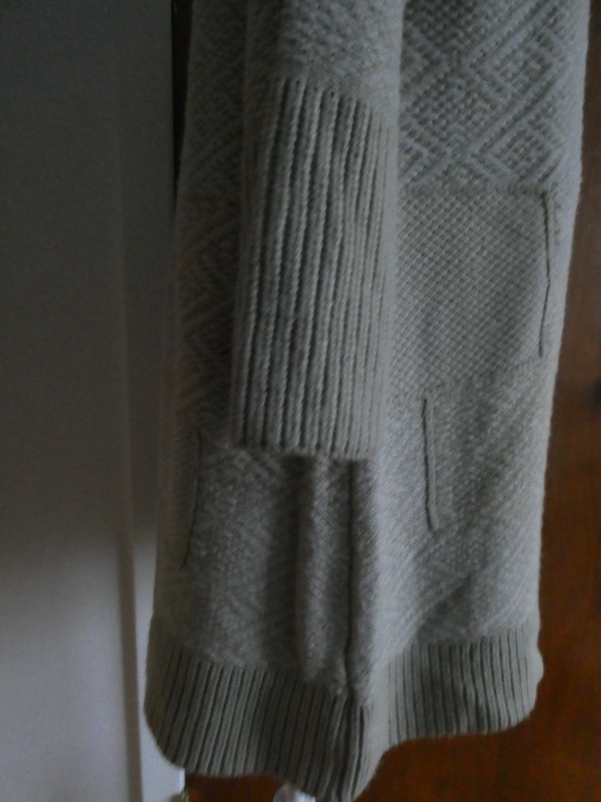Free People Pale Sage Sweater Dress Size L NWT Oversized Knit Tunic Boho $138