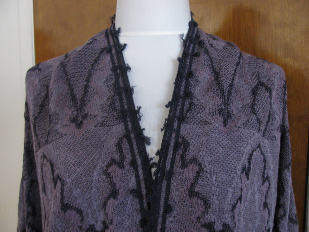 Free People women’s midnight open front flowing sleeves cardigan Medium New